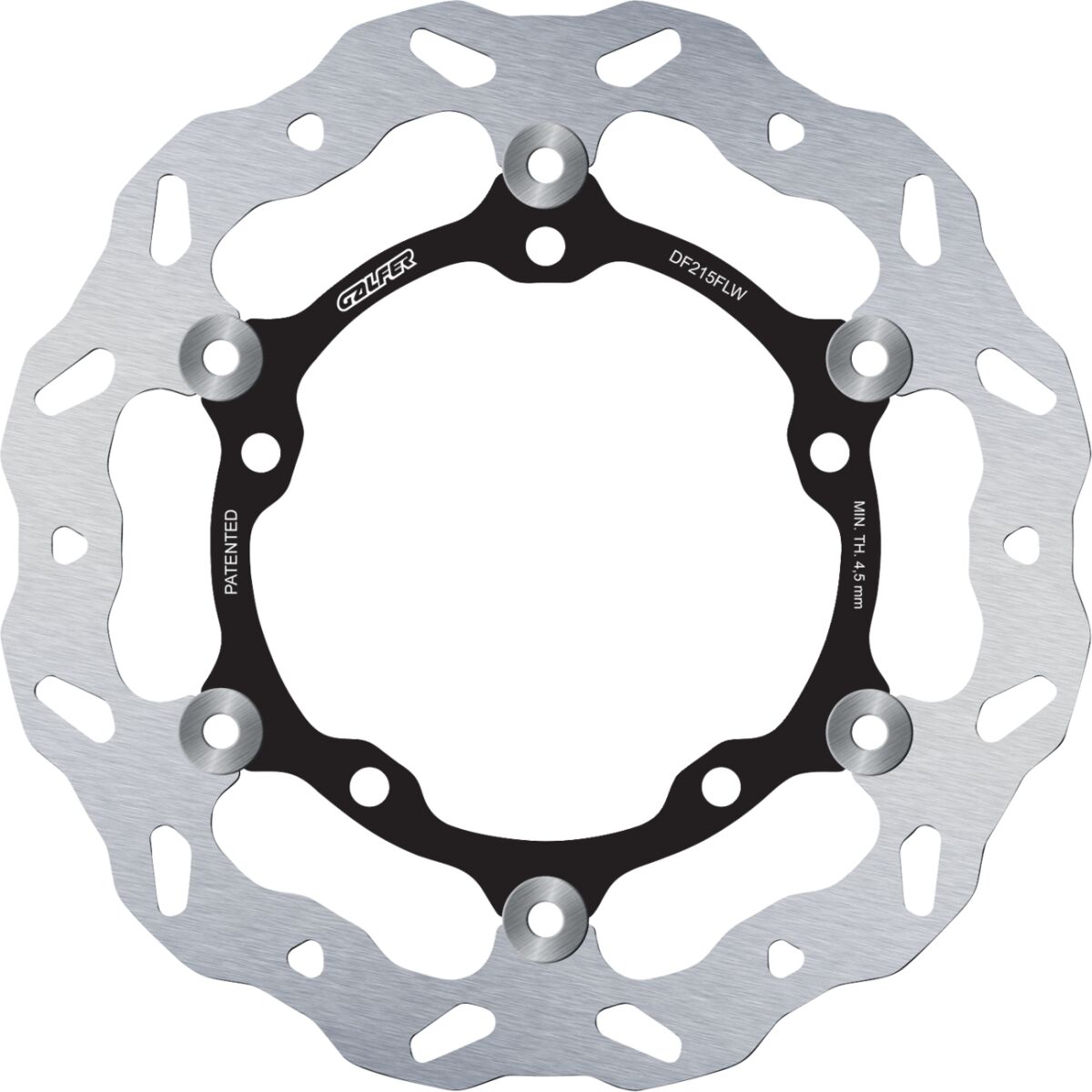 BRAKE ROTOR FLOATING WAVE STEEL CENTER