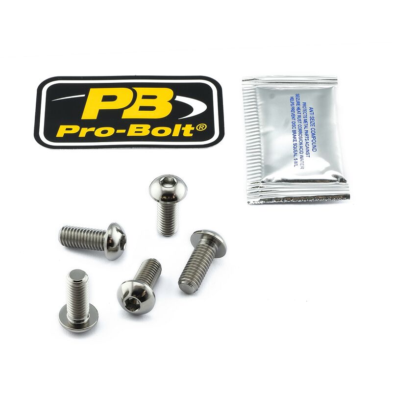 BRAKE ROTOR BOLT KIT TITANIUM