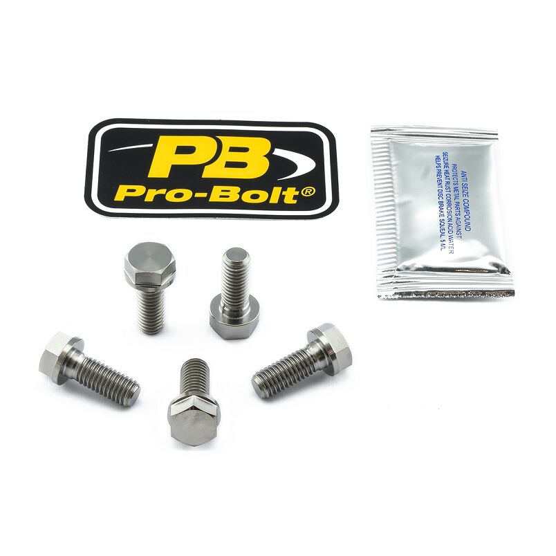 BRAKE ROTOR BOLT KIT TITANIUM