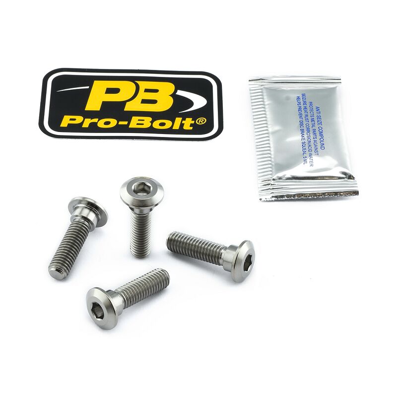 BRAKE ROTOR BOLT KIT TITANIUM