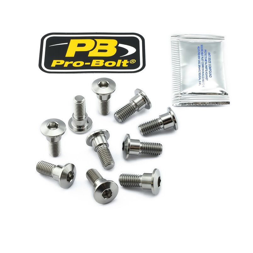 BRAKE ROTOR BOLT KIT TITANIUM