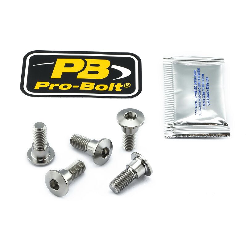 BRAKE ROTOR BOLT KIT TITANIUM