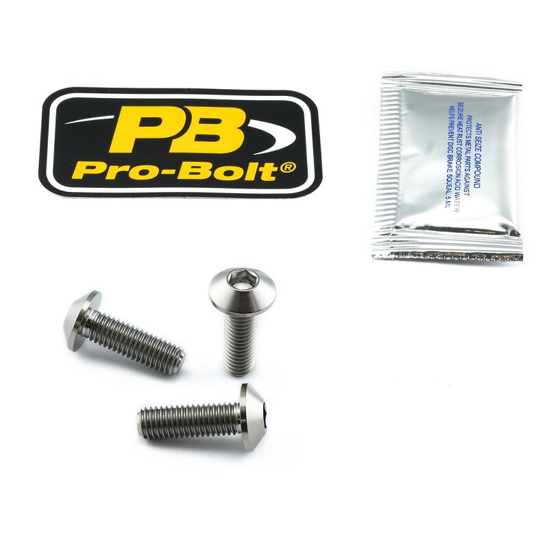 BRAKE ROTOR BOLT KIT TITANIUM