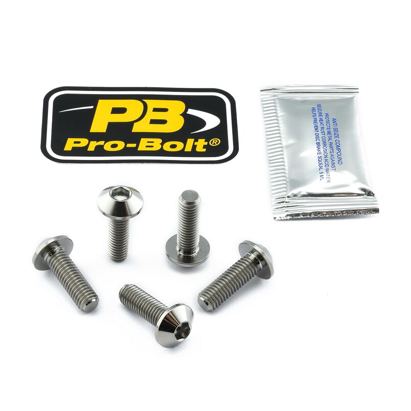 BRAKE ROTOR BOLT KIT TITANIUM