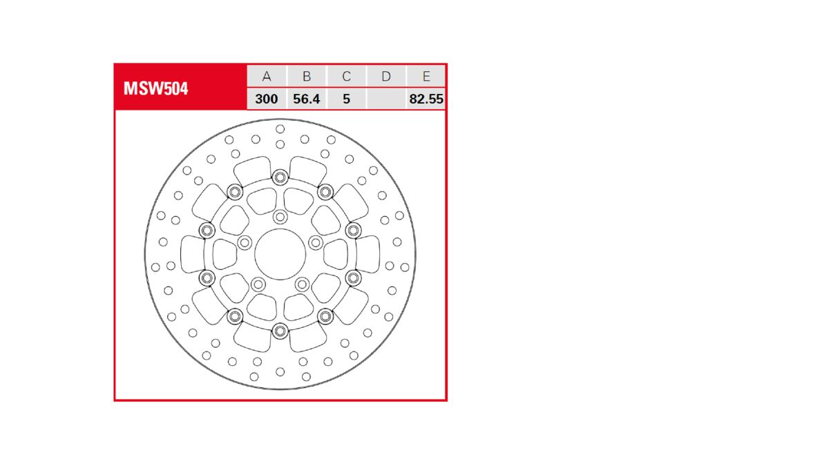 BRAKE ROTOR FLOATING ROUND
