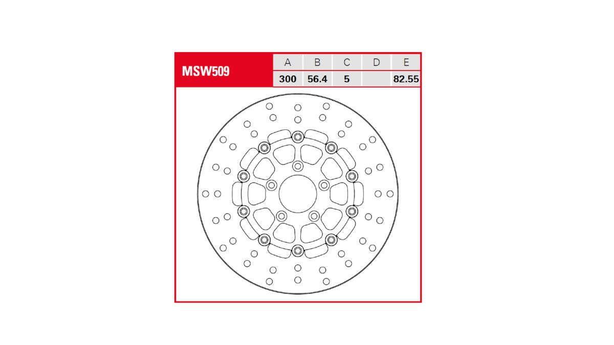 BRAKE ROTOR FLOATING ROUND
