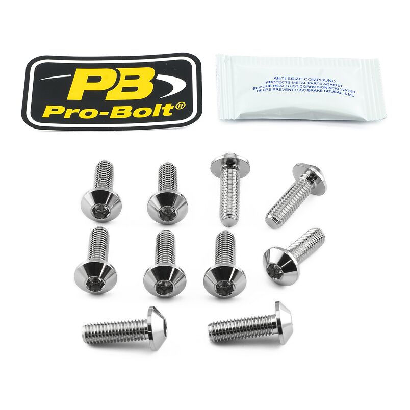 BRAKE ROTOR MOUNTING BOLT KIT STAINLESS STEEL