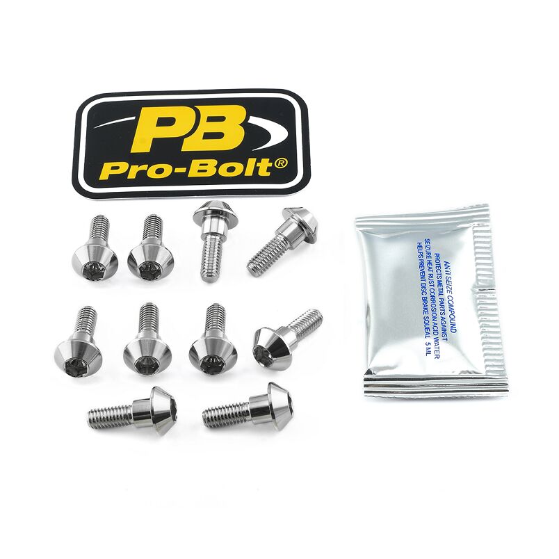 BRAKE ROTOR MOUNTING BOLT KIT STAINLESS STEEL