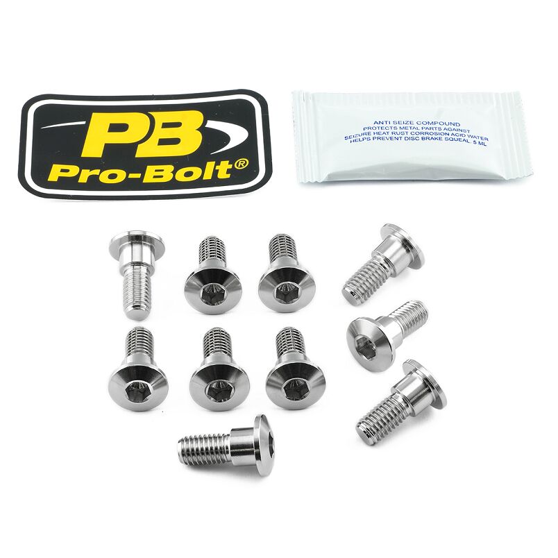 BRAKE ROTOR MOUNTING BOLT KIT STAINLESS STEEL