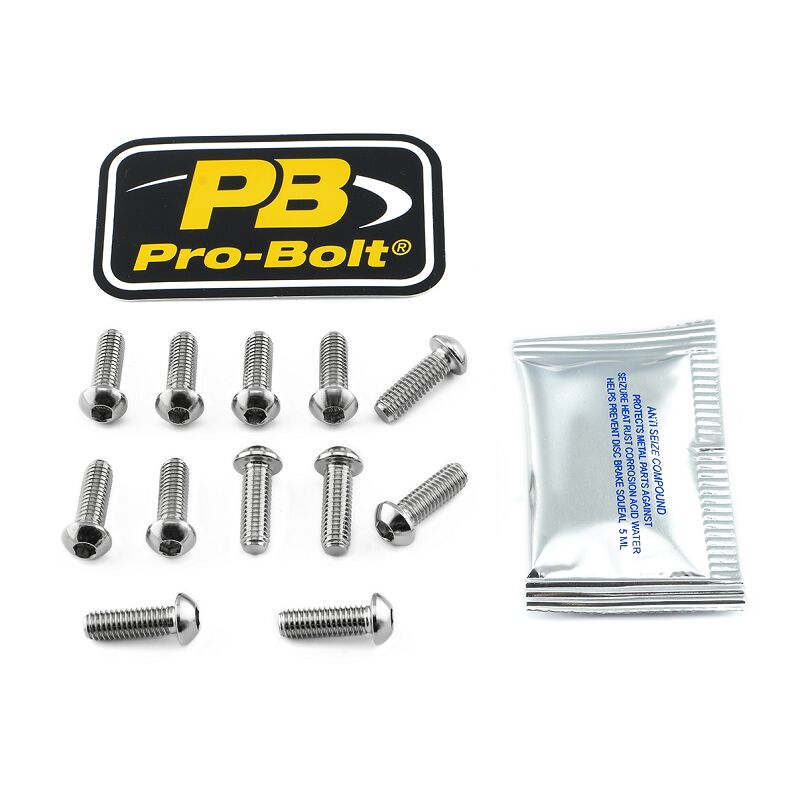 BRAKE ROTOR MOUNTING BOLT KIT STAINLESS STEEL