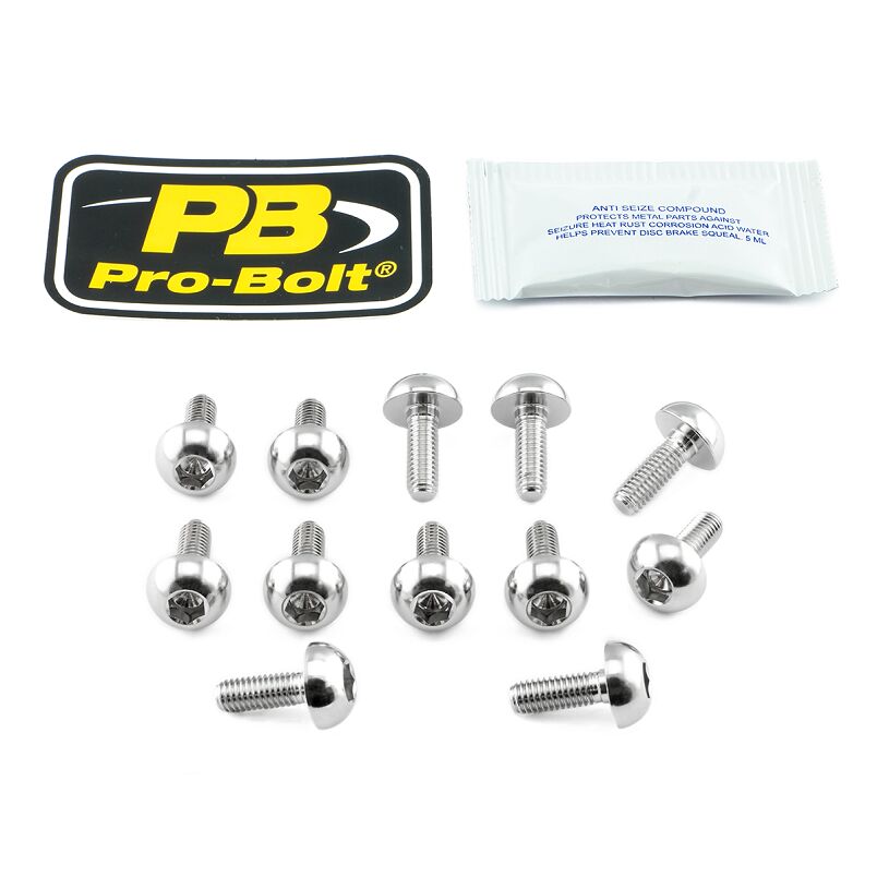 BRAKE ROTOR MOUNTING BOLT KIT STAINLESS STEEL