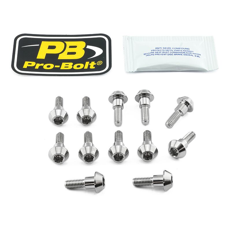 BRAKE ROTOR MOUNTING BOLT KIT STAINLESS STEEL