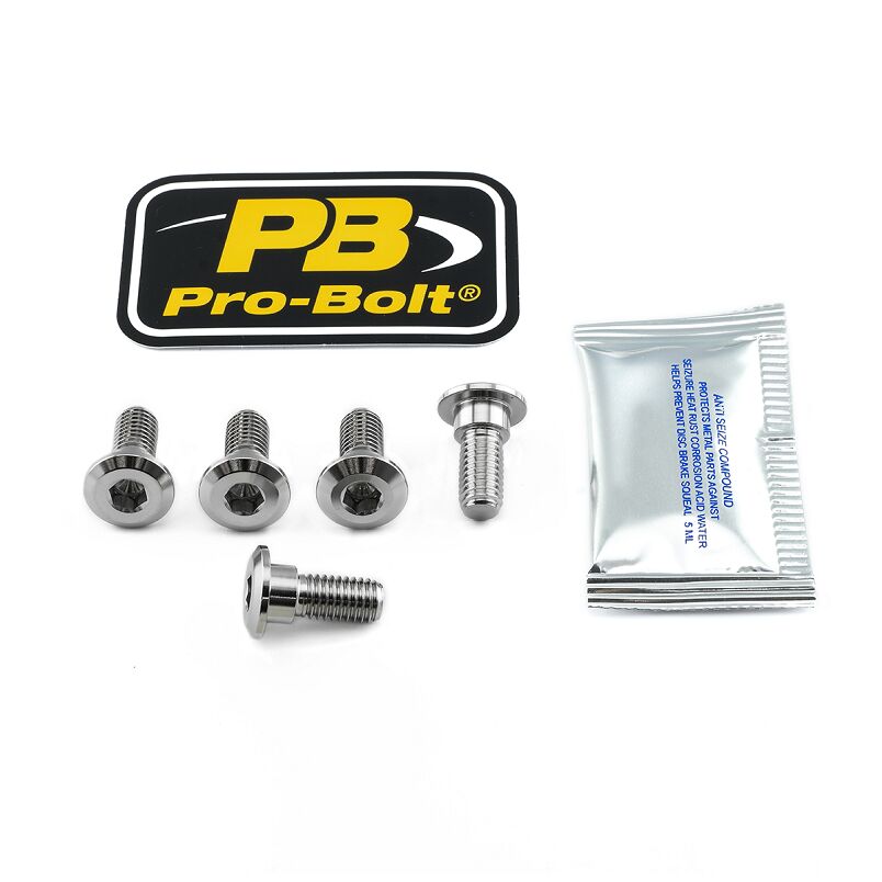 BRAKE ROTOR MOUNTING BOLT KIT STAINLESS STEEL REAR
