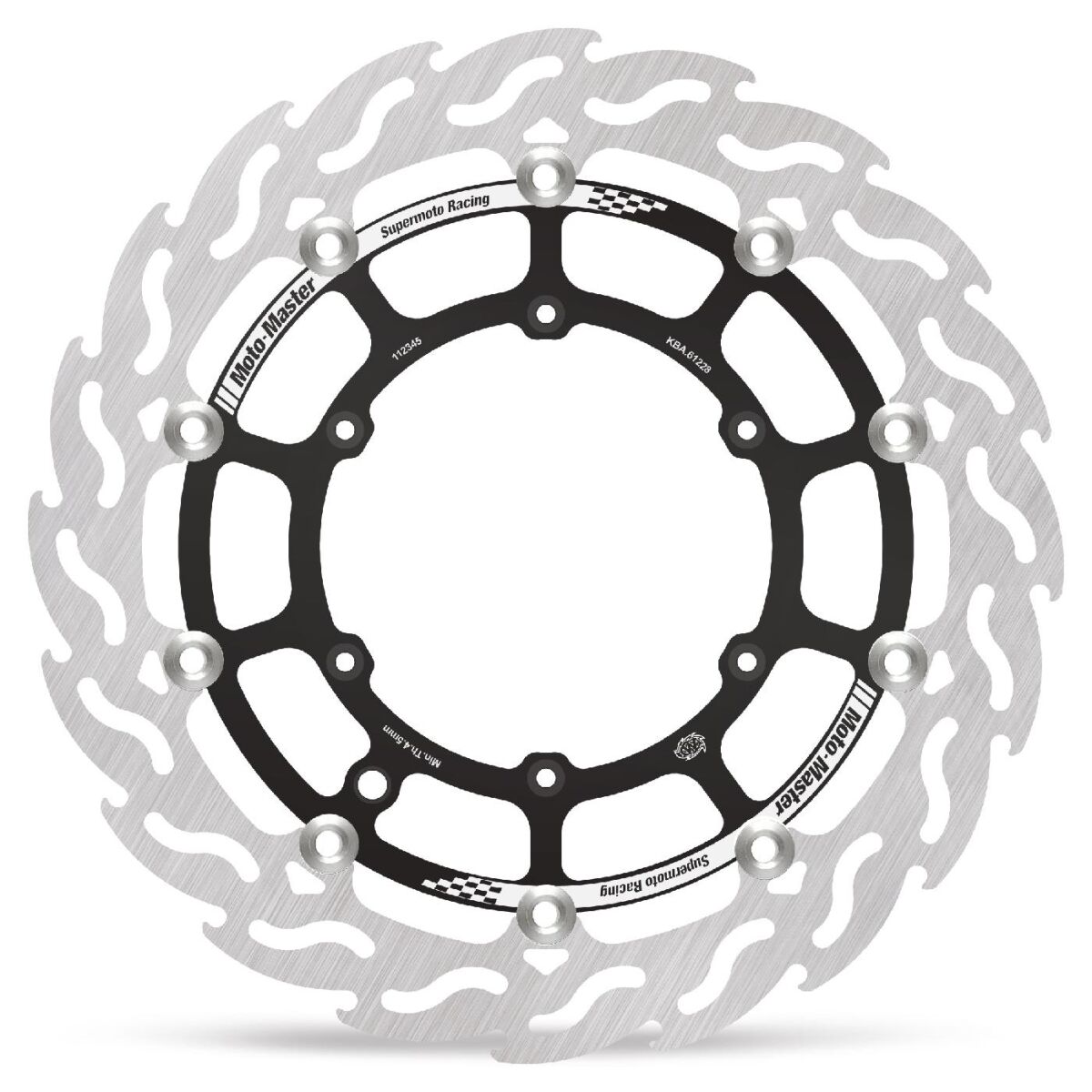BRAKE ROTOR FLOATING SUPERMOTO RACING FLAME 320mm