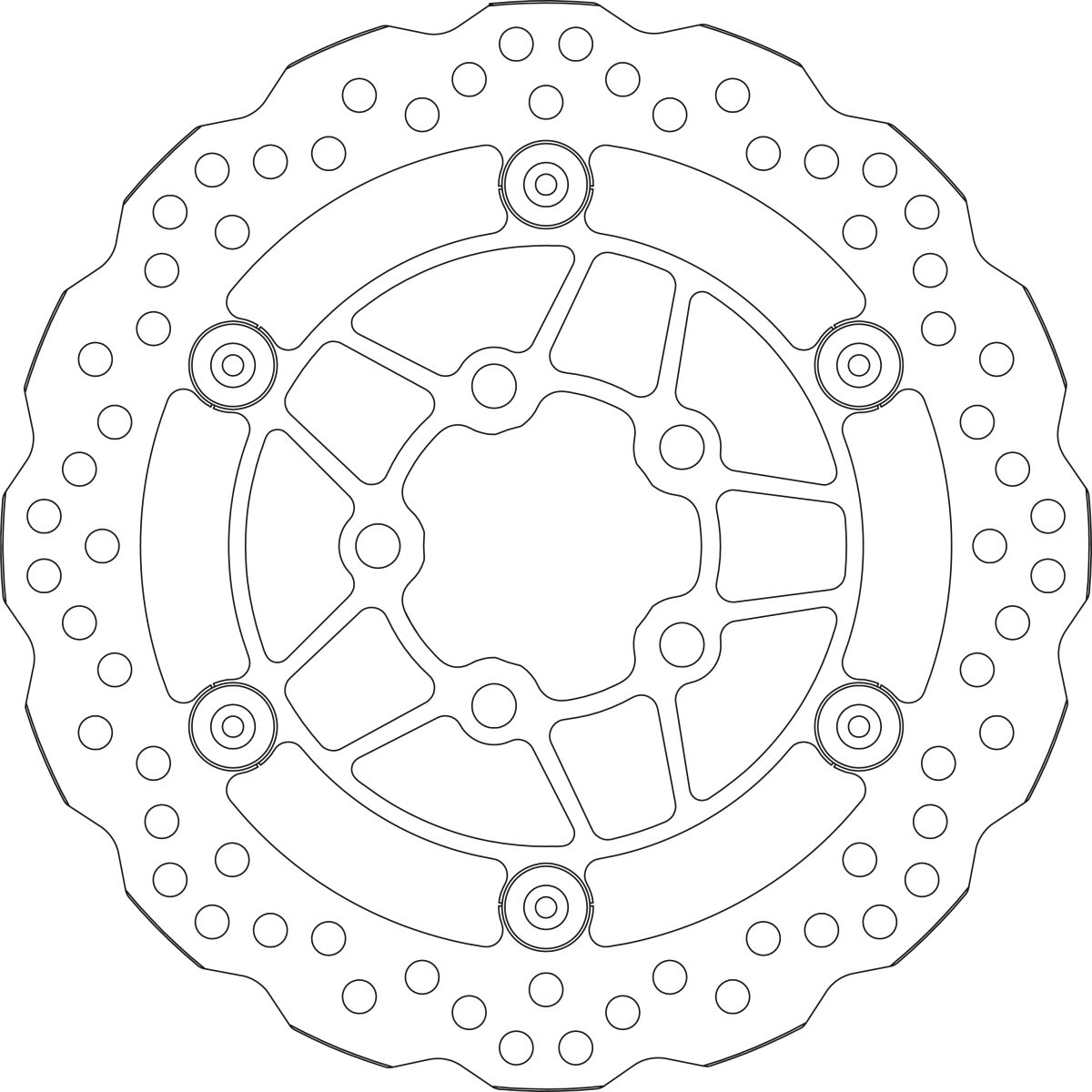 BRAKE ROTOR UPGRADE FLOATING CONTOUR