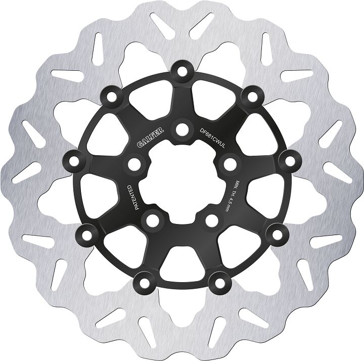 BRAKE ROTOR FLOATING WAVE BLACK