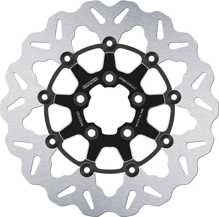 BRAKE ROTOR FLOATING WAVE BLACK