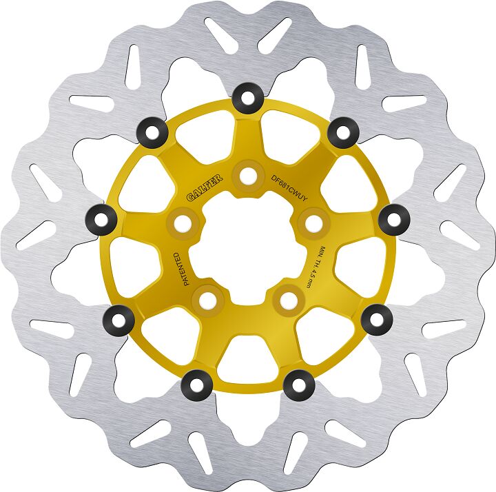BRAKE ROTOR FLOATING WAVE GOLD
