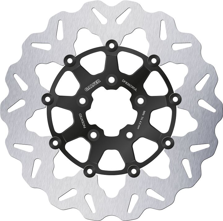 BRAKE ROTOR FLOATING WAVE BLACK