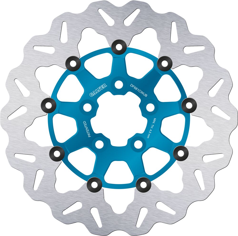 BRAKE ROTOR FLOATING WAVE BLUE