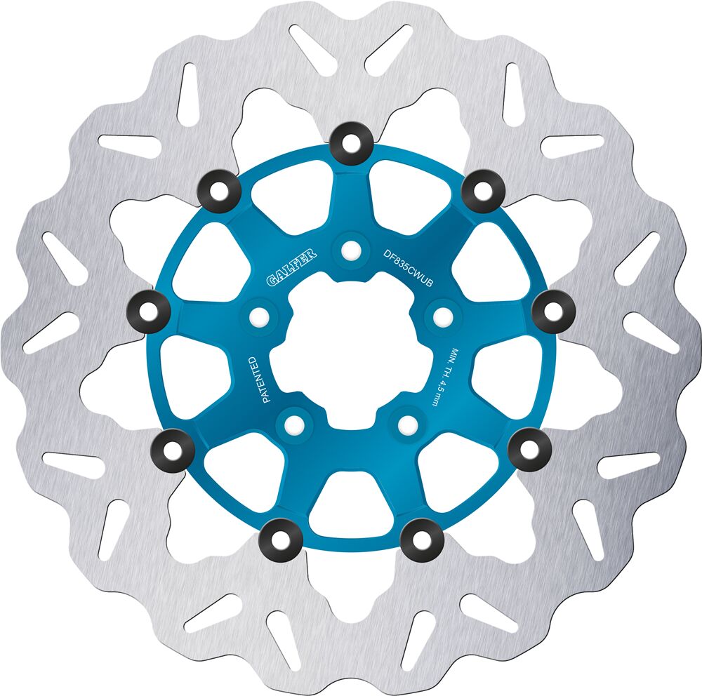 BRAKE ROTOR FLOATING WAVE BLUE