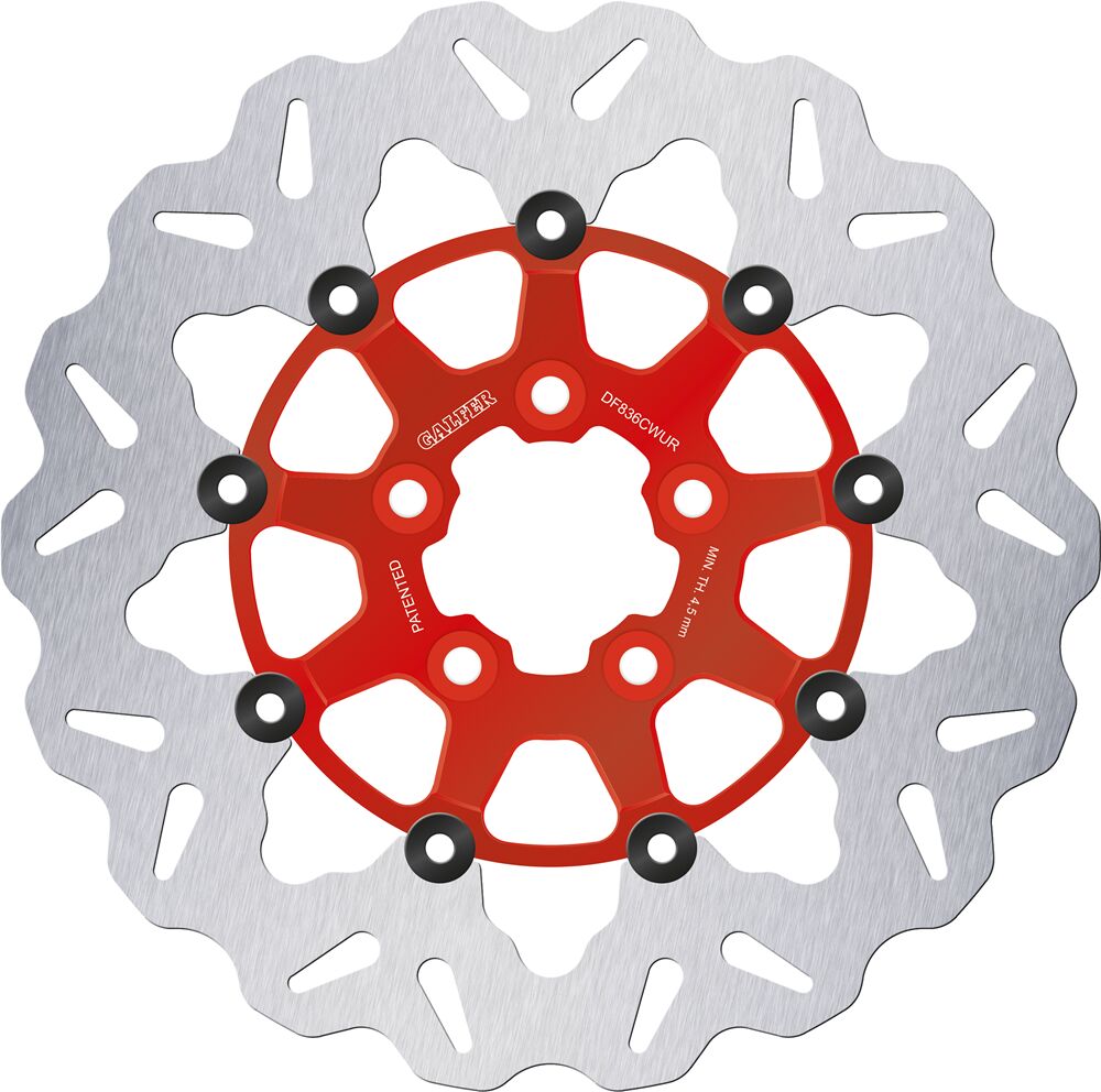 BRAKE ROTOR FLOATING WAVE BLUE