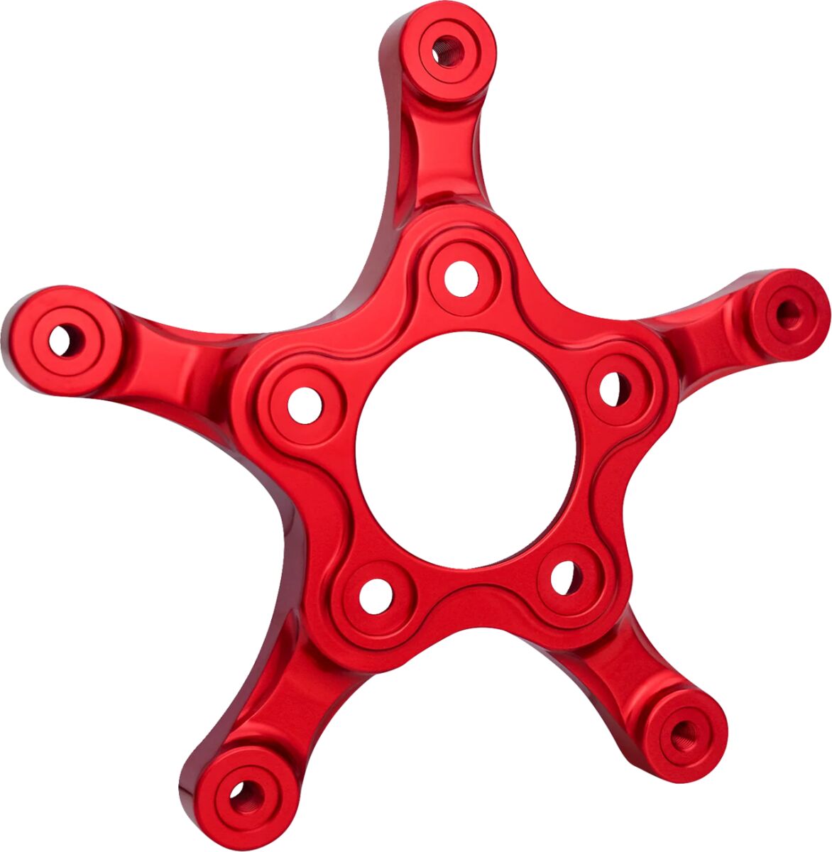 ROTOR ADAPTER SPIDER 320MM FOR NESS RIM RED