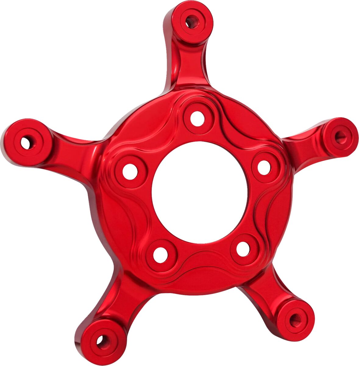 ROTOR ADAPTER SPIDER 320MM FOR STOCK RIM RED
