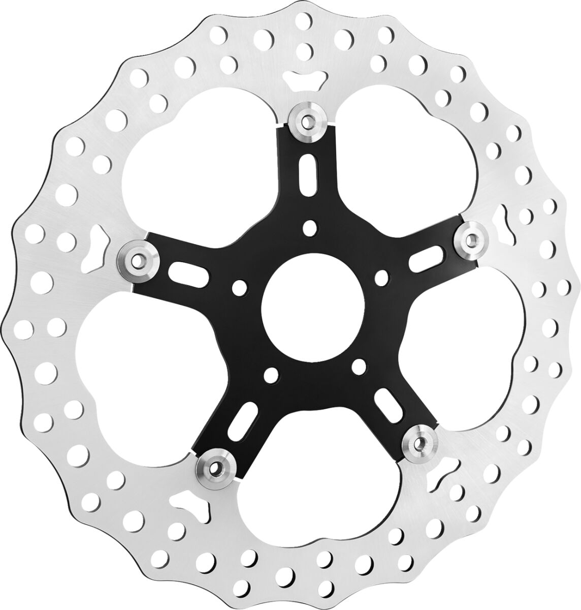 ROTOR JAGGED 320mm HUB MOUNT STAINLESS