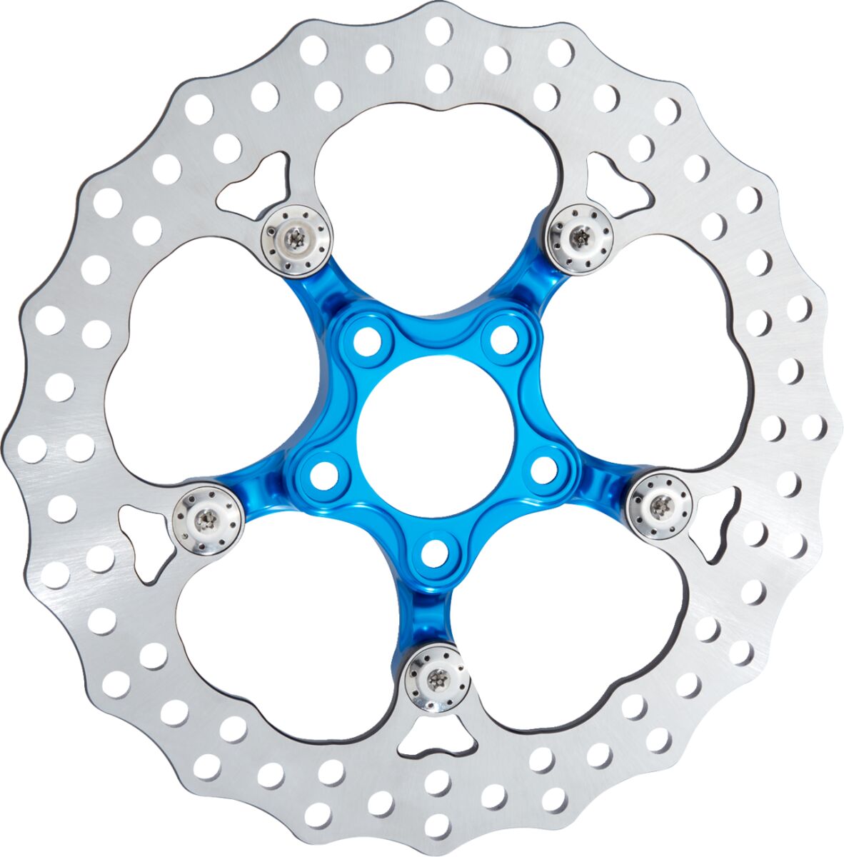 Spider Rotor - 12-9/32" - Blue - Front