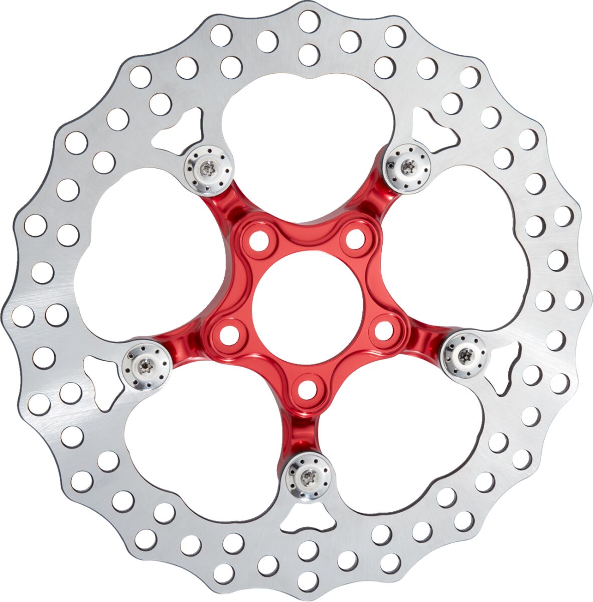 Spider Rotor - 12-9/32" - Red - Front