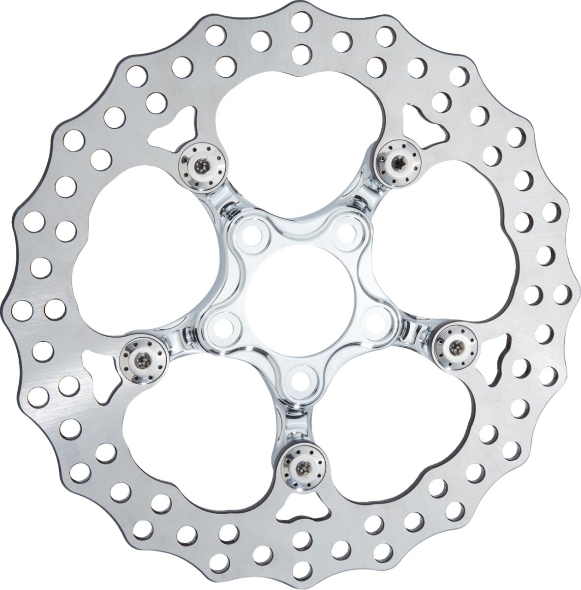 Spider Rotor - 12-9/32" - Chrome - Front