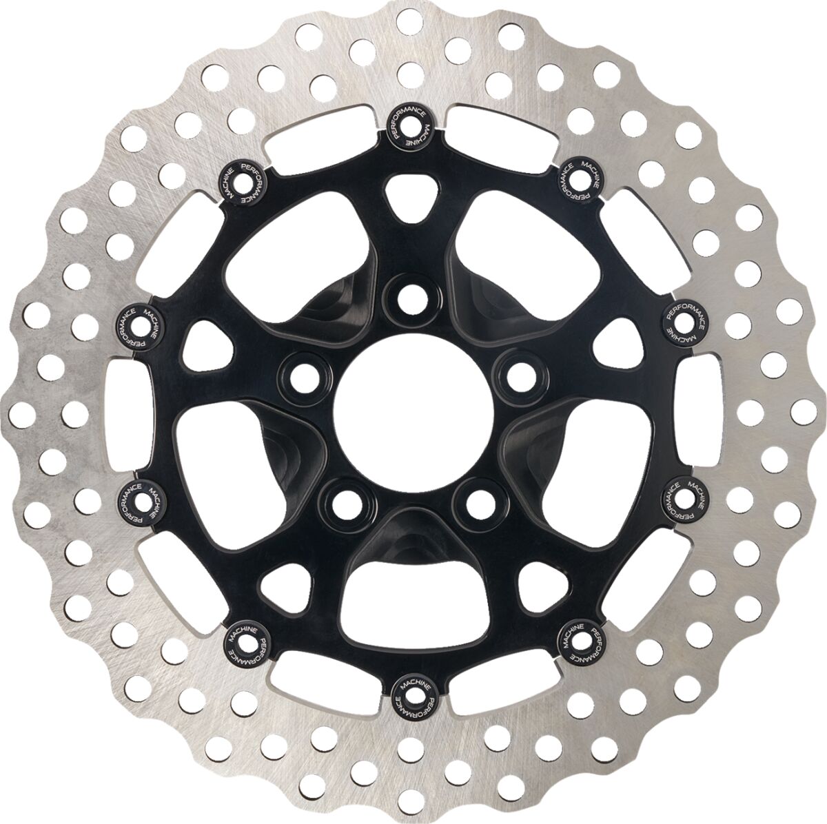 DISC CARR DOMINATOR 320MM X .20 FF NO O/S FRONT-BLK ANO