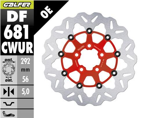 BRAKE ROTOR FLOATING WAVE