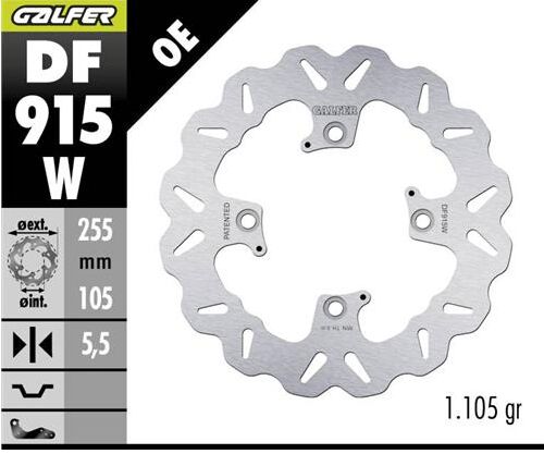 BRAKE ROTOR FIXED WAVE