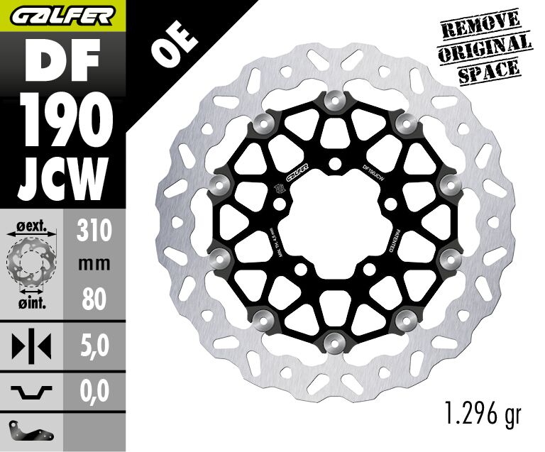 BRAKE ROTOR FLOATECH WAVE