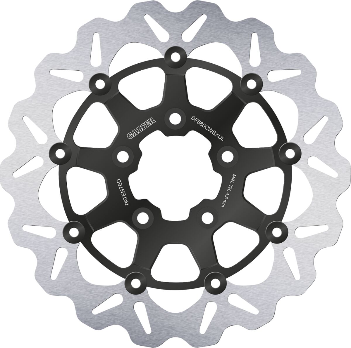 BRAKE ROTOR GALFER FLOATING BLACK DF680CWSXUL