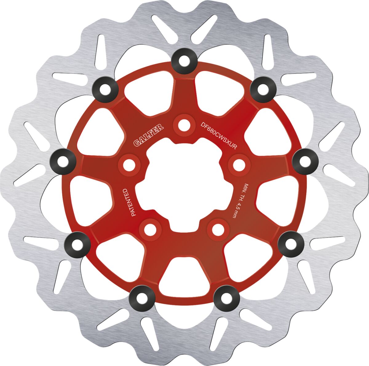 BRAKE ROTOR GALFER FLOATING RED DF680CWSXUR