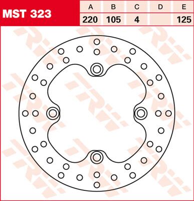 BRAKE ROTOR FIXED ROUND
