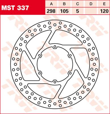 BRAKE ROTOR FIXED ROUND