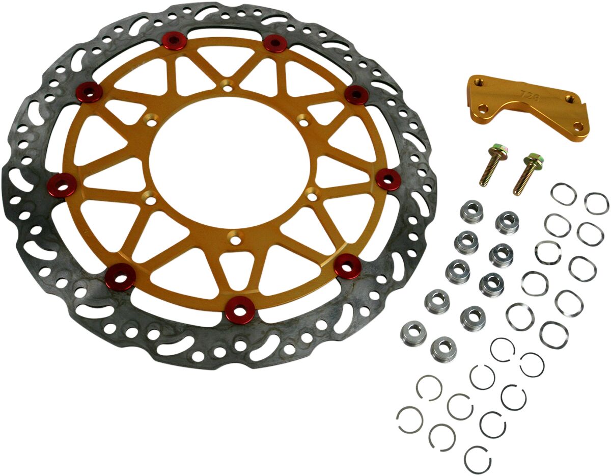 BRAKE ROTOR KIT SUPERMOTO SOLID CONTOUR