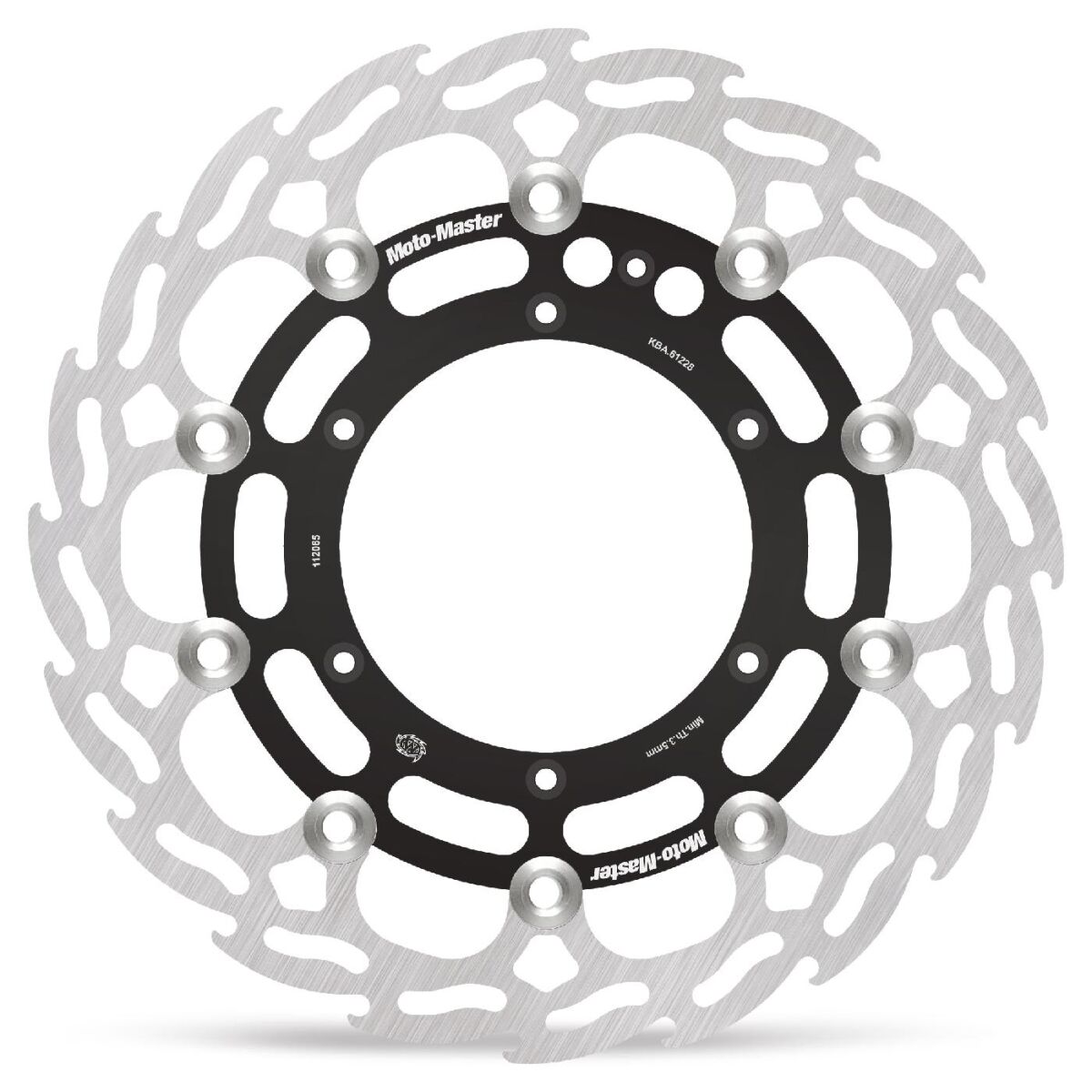 BRAKE ROTOR FLOATING FLAME BLACK