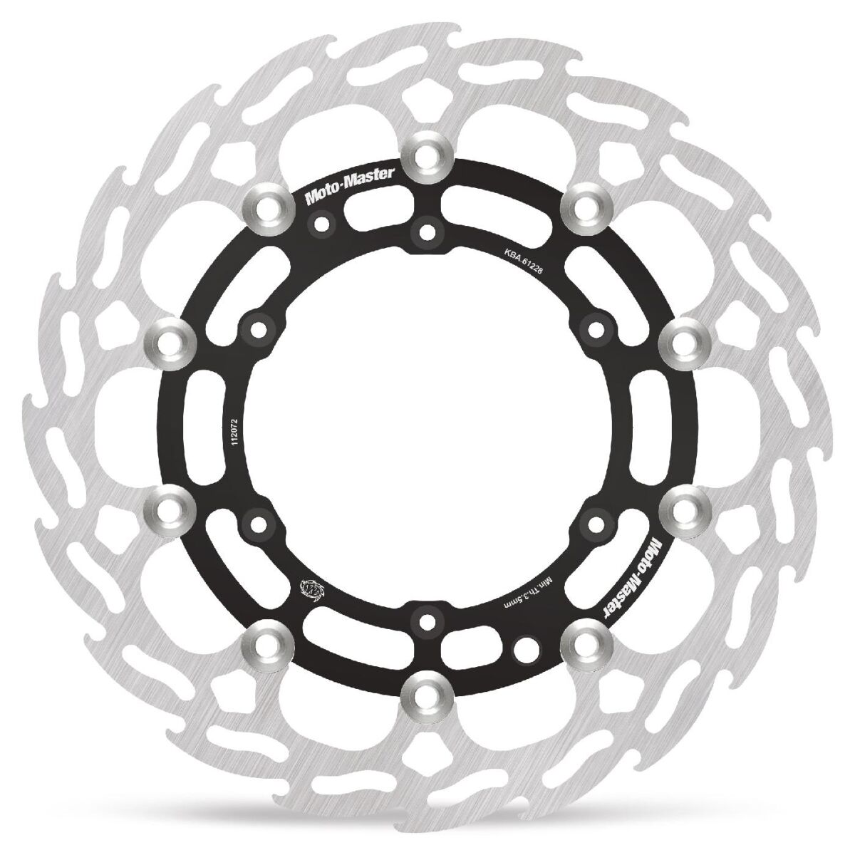 BRAKE ROTOR FLOATING FLAME BLACK
