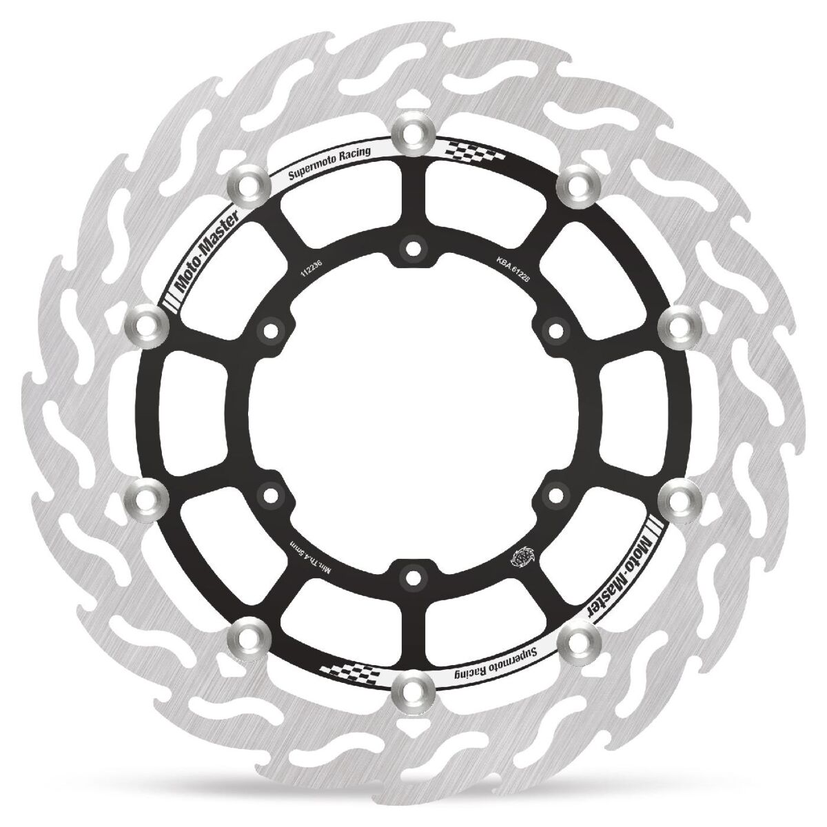 BRAKE ROTOR FLOATING FLAME BLACK