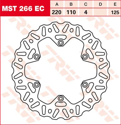 BRAKE ROTOR FIXED WAVE