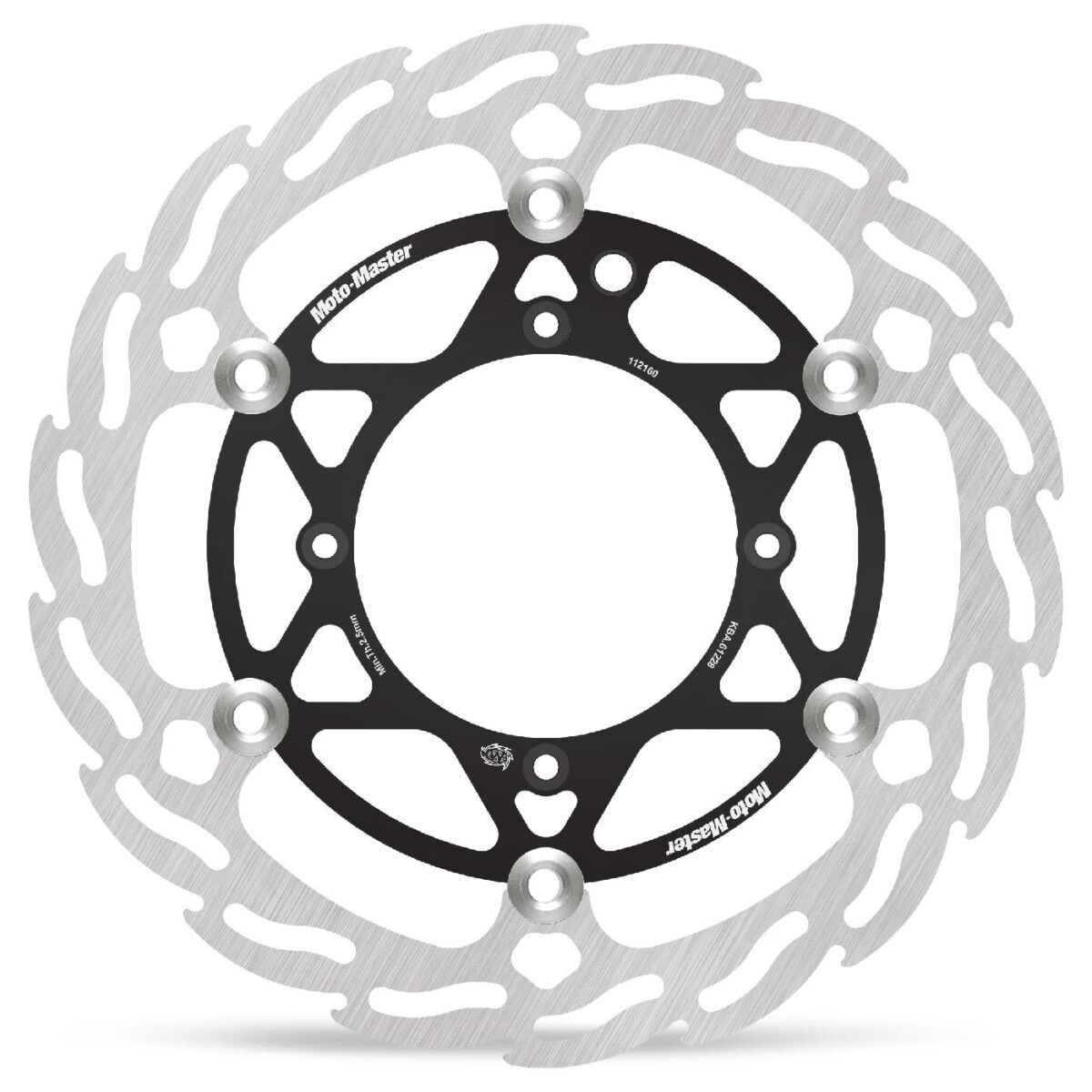 BRAKE ROTOR FLOATING FLAME BLACK