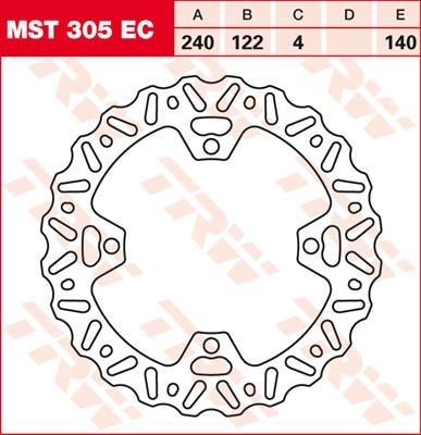 BRAKE ROTOR FIXED WAVE