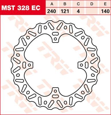 BRAKE ROTOR FIXED EC-CROSS WAVE