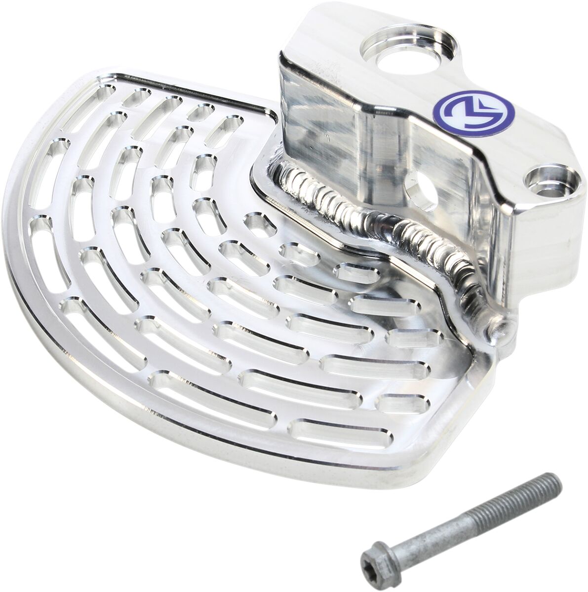 FRONT BRAKE ROTOR GUARD ALUMINUM
