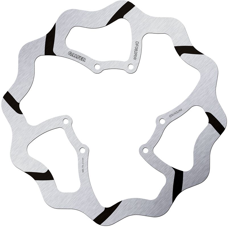 BRAKE ROTOR FIXED WAVE GROOVED OVERSIZE